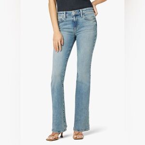 JOE’S JEANS Provocateur Light Distressed Denim Straight Wide Leg Blue Jeans